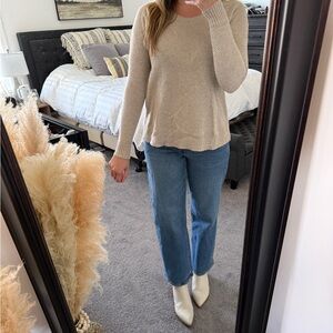 Madewell Cream Knit Sweater